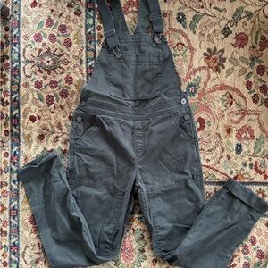 REI Double Knee Black Overalls